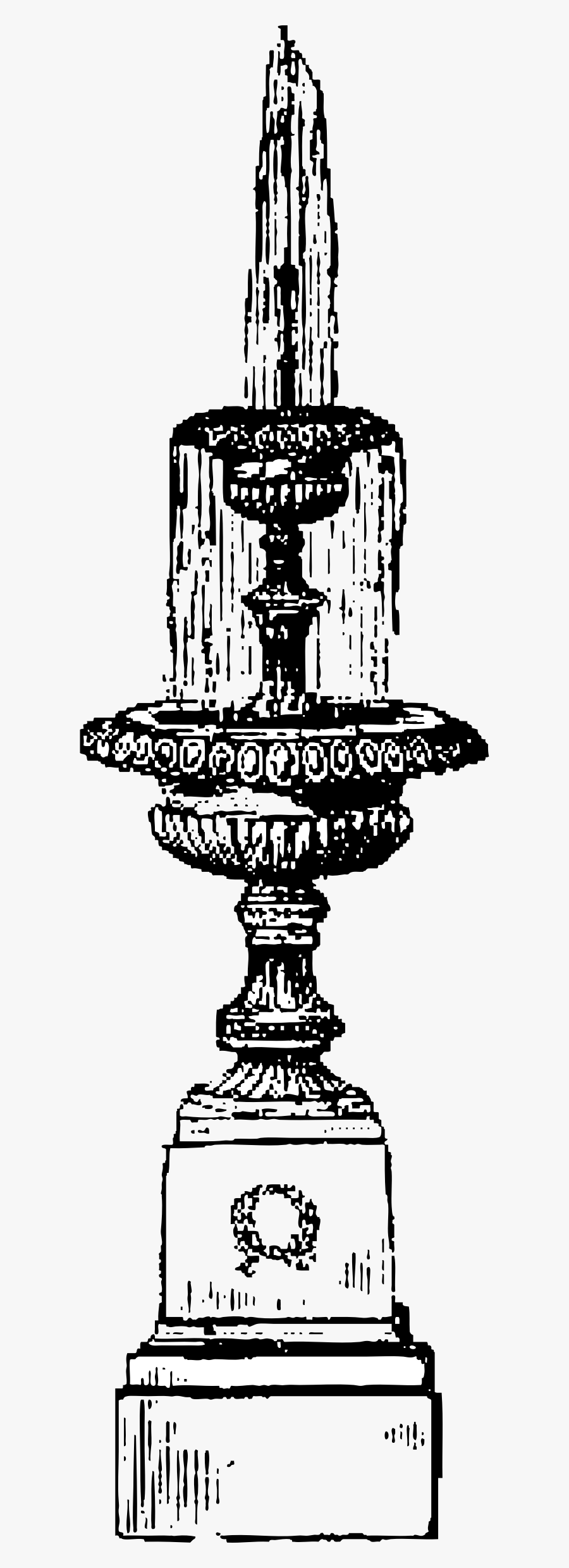 Clipart - Fountain Clip Art, Transparent Clipart