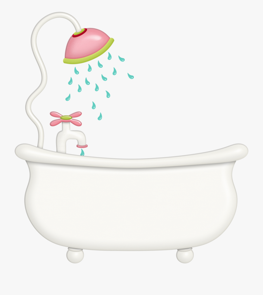 Bathtub Clipart Bathroom Furniture - Take A Bath Clipart, Transparent Clipart