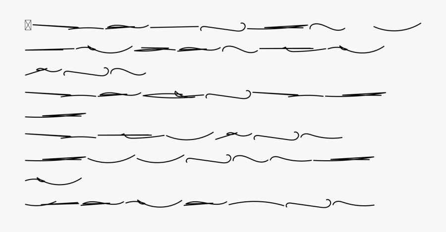 Transparent Swash Png - Line Art, Transparent Clipart