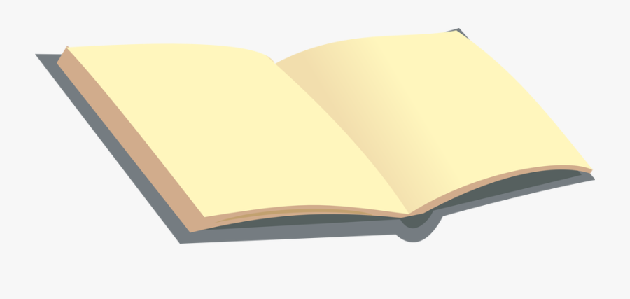 Open Blank Book Png - Book, Transparent Clipart