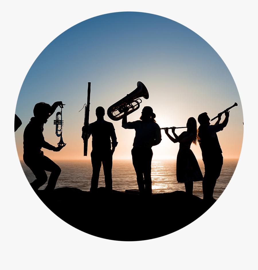 Transparent Musician Silhouette Png - Silhouette, Transparent Clipart