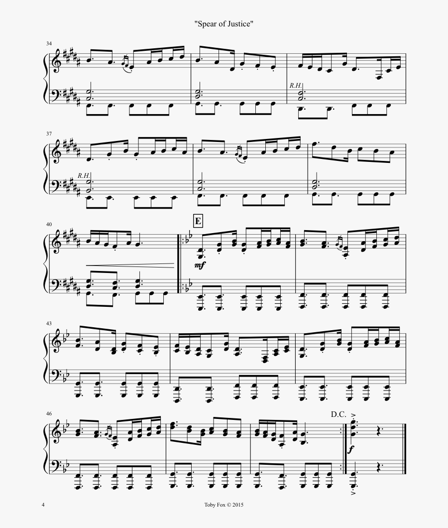 Transparent Music Sheets Clipart - Partitura Himno Nacional Argentino, Transparent Clipart