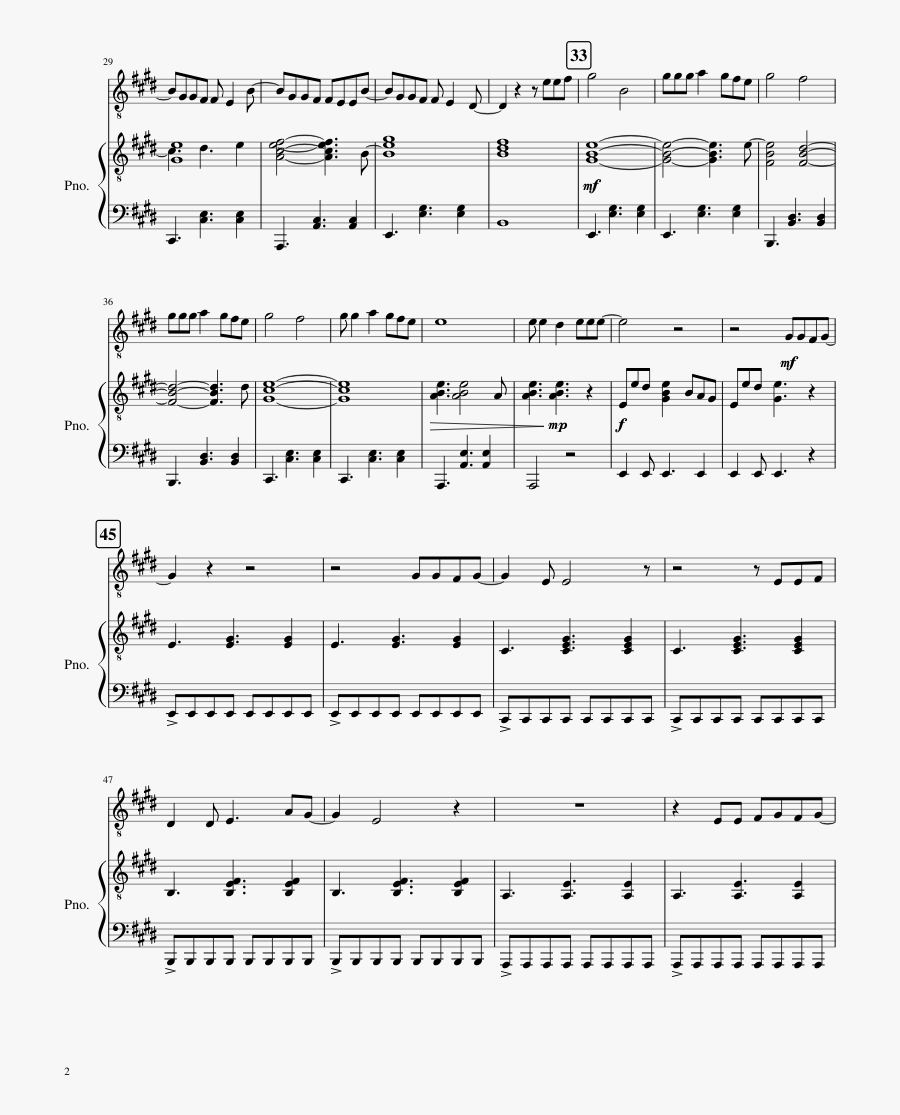 Transparent Music Piano Clipart - Ed Sheeran Antisocial Notes, Transparent Clipart