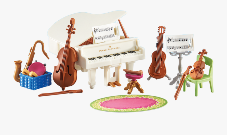 Musical Clipart Music Room - Playmobil Music Room, Transparent Clipart