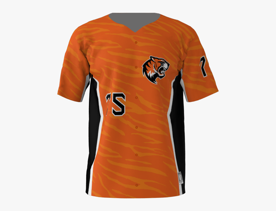 Transparent Orange Button Png - Orange Color Sublimation Jersey Orange, Transparent Clipart