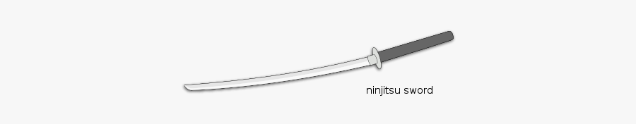Ninjitsu-sword - Marking Tools, Transparent Clipart