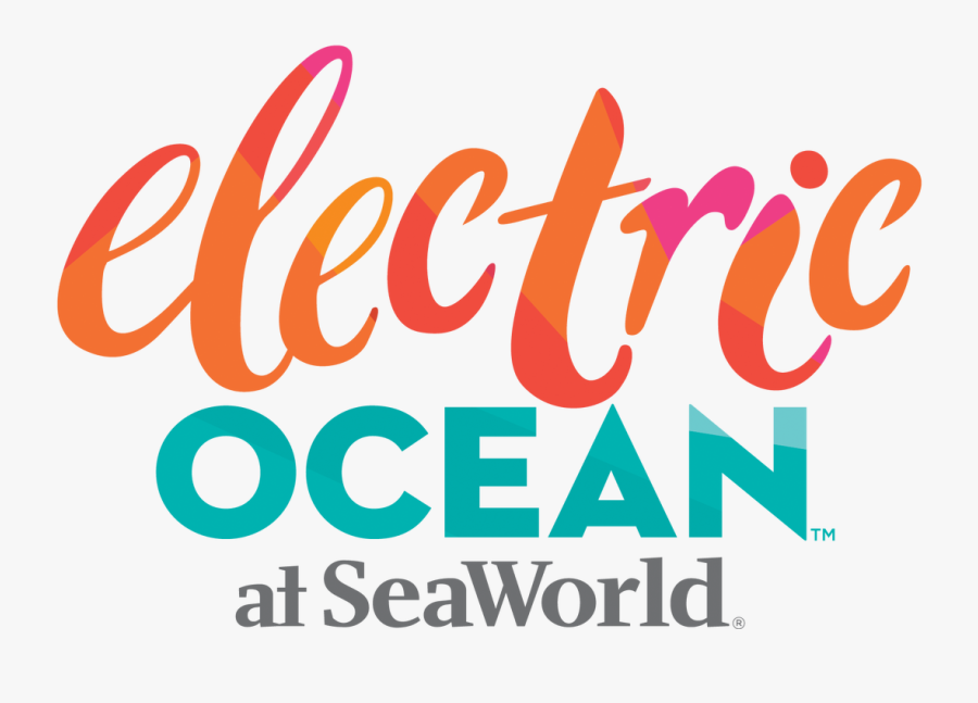 Seaworlds Award Winning Summer Celebration One Of Seaworld - Seaworld Electric Ocean Logo, Transparent Clipart