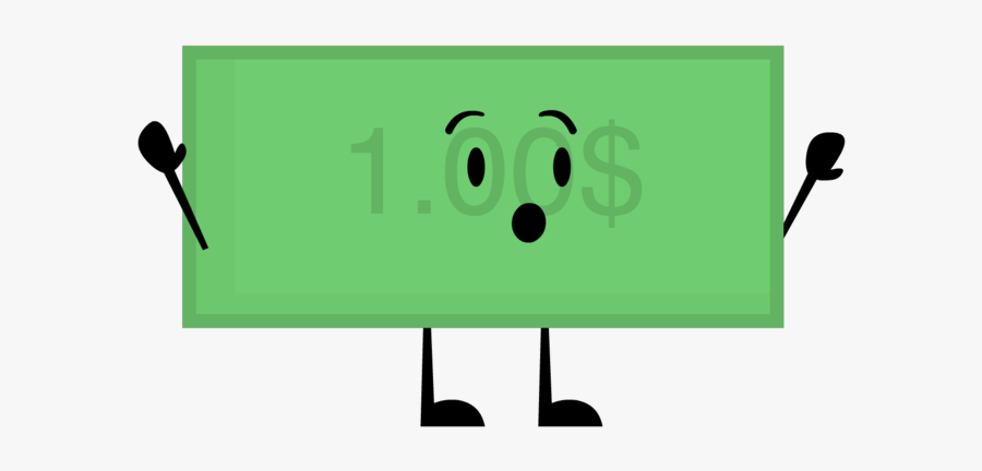 Cool Insanity Dollar Bill - Cool Insanity 1 Dollar Bill, Transparent Clipart