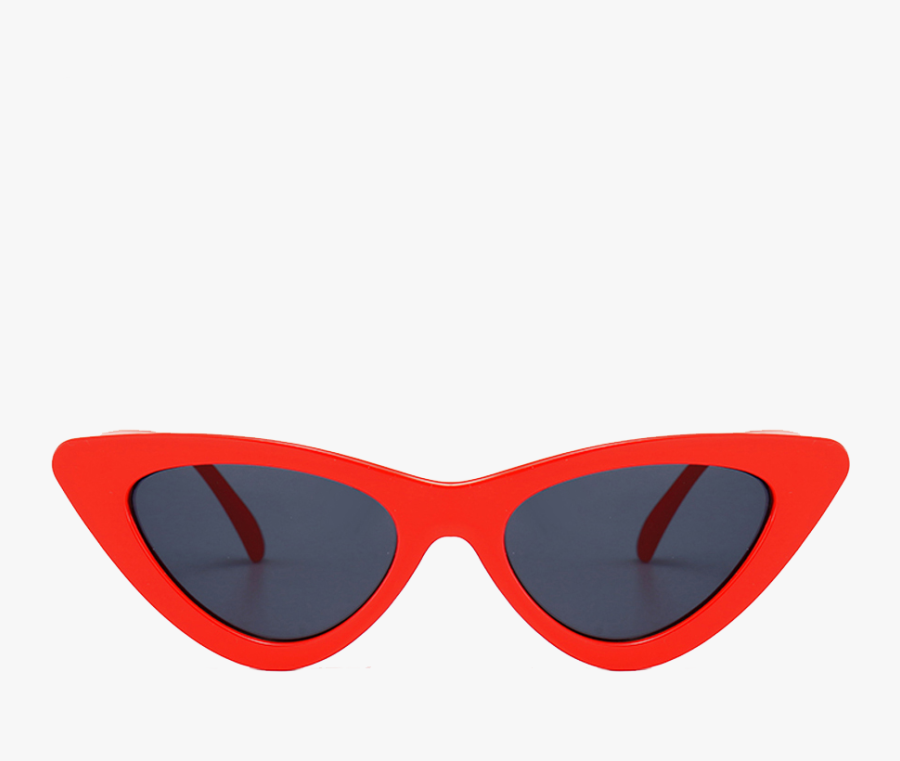 Red Cat Eye Culture Clip Art Royalty Free Library - Retro Sunglasses Transparent Background, Transparent Clipart