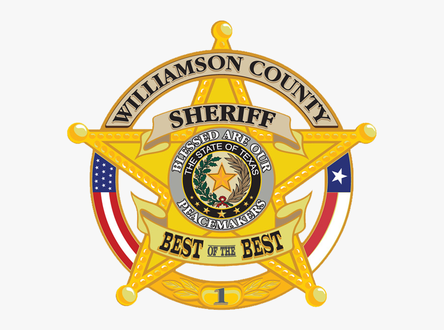 Transparent Sheriff Badges Clipart - Williamson County Sheriff Badge, Transparent Clipart
