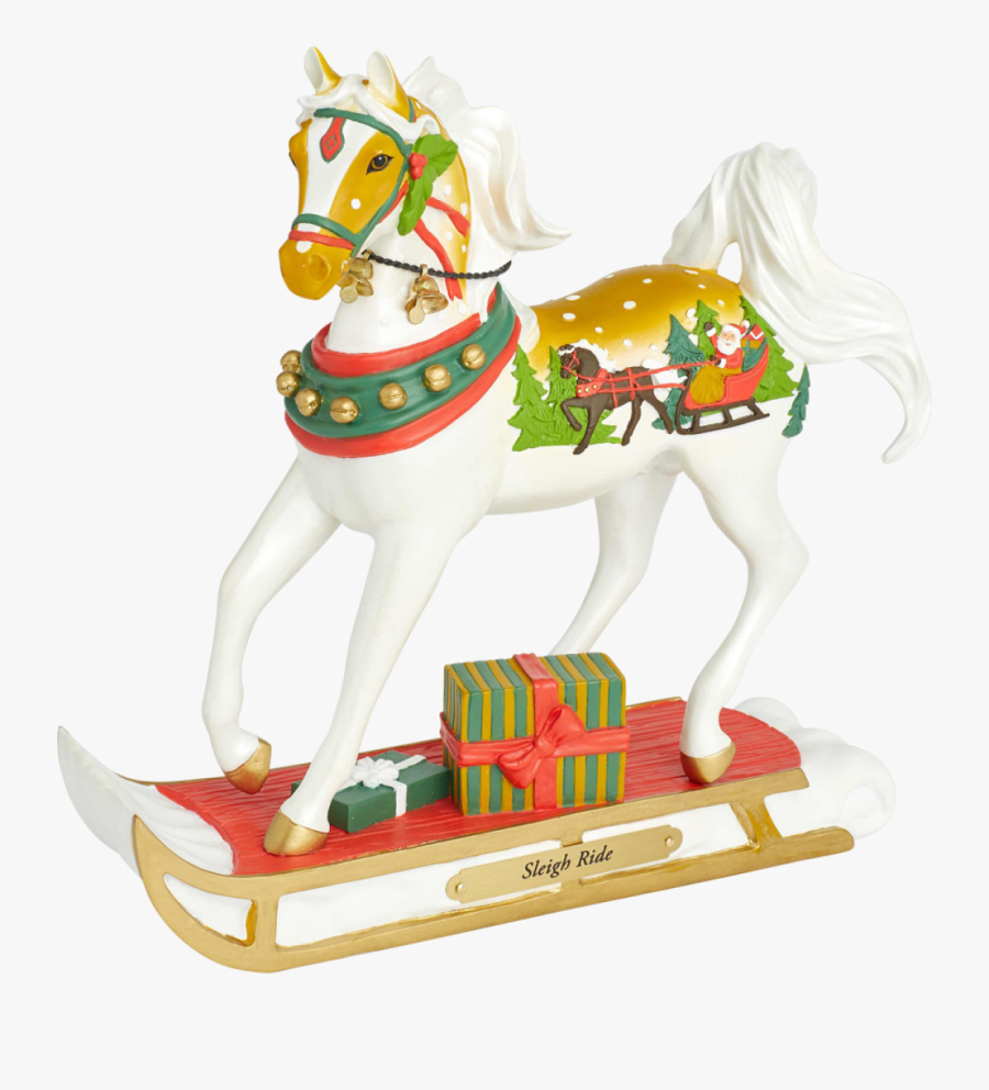 Sleigh Ride Figurine - Child Carousel, Transparent Clipart