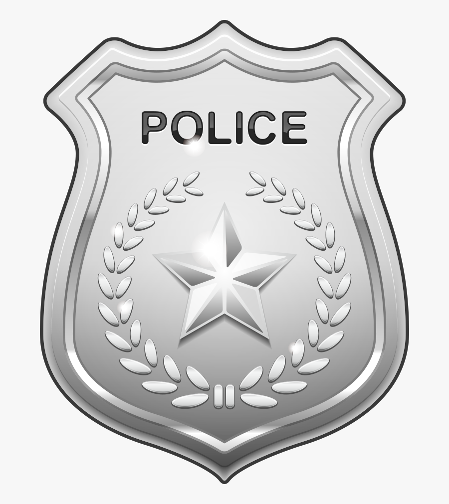 Police Officer Badge Clip Art - Police Badge Transparent Background, Transparent Clipart