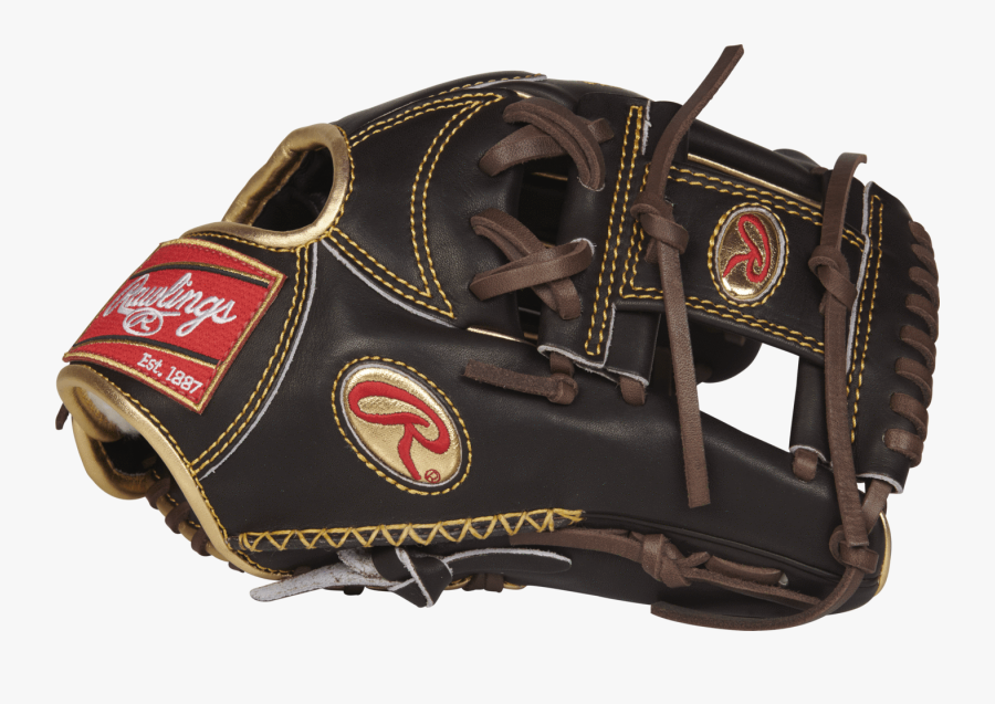 Transparent Baseball Glove Png - Rawlings Metallic Gold Stitching, Transparent Clipart