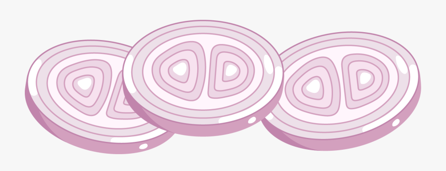 Transparent Onion Slice Clipart - Illustration, Transparent Clipart