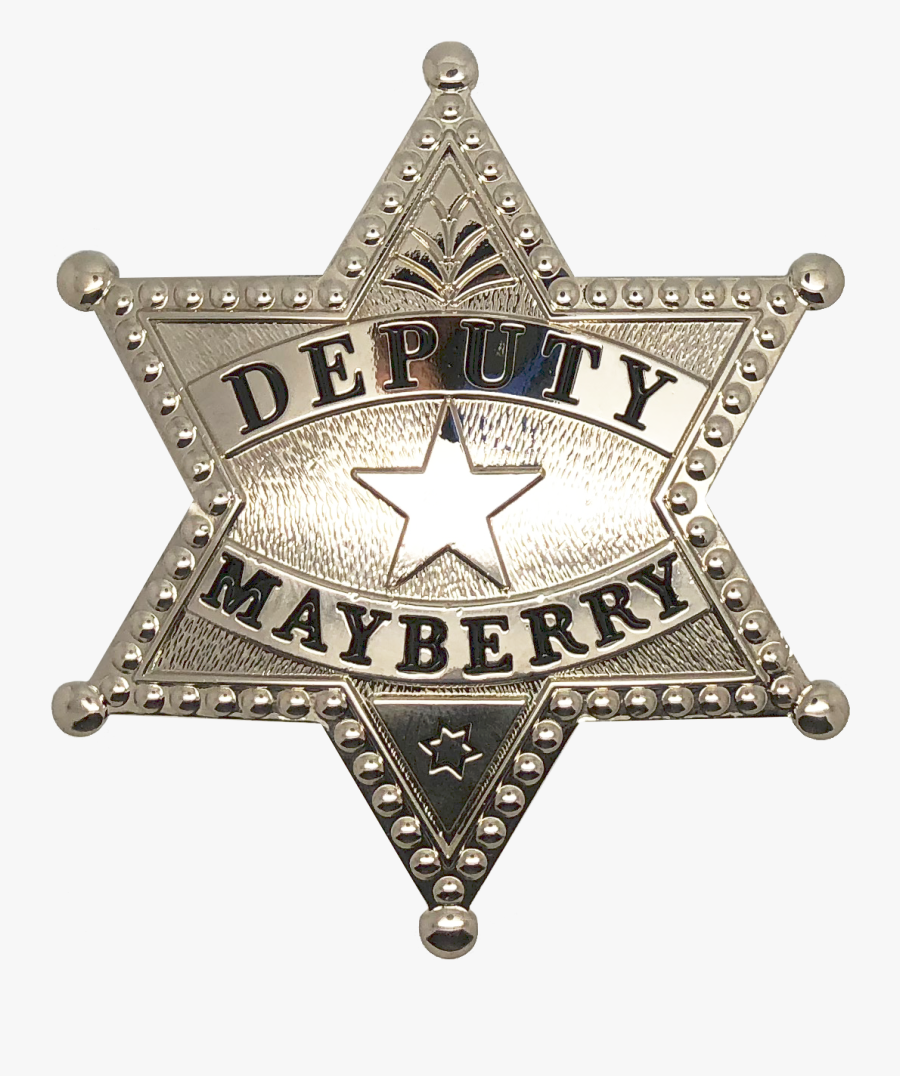 Clip Art Mayberry Police Department Star - Andy Griffith Police Badge, Transparent Clipart