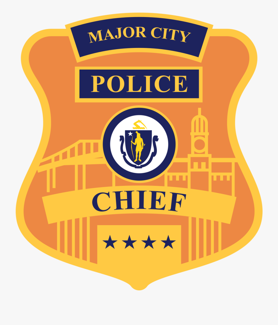 Police Clipart Police Badge - Massachusetts Major City Chiefs Of Police Association, Transparent Clipart