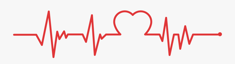 Clip Art Heartbeat Line - Heart Rate Chart Png, Transparent Clipart