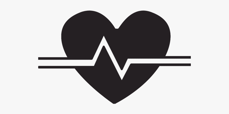 Silicone Wristbands And Rubber Bracelets - Heart Attack Black And White, Transparent Clipart