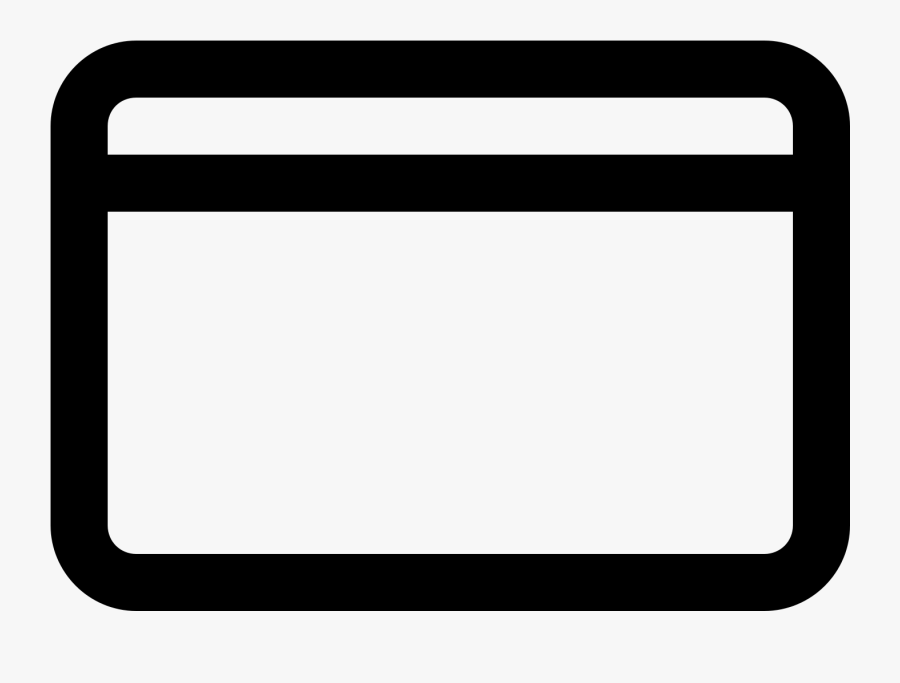 Credit Card Icon, Transparent Clipart