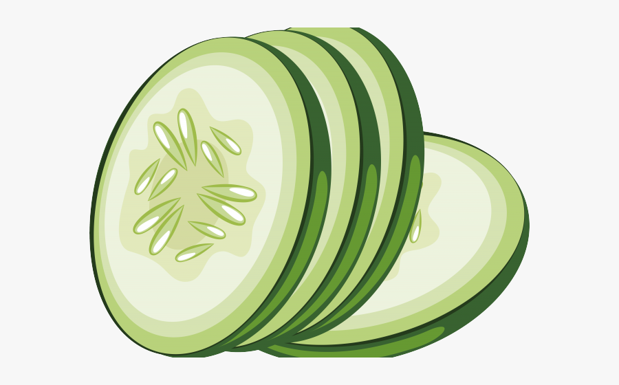 Vector Cucumber Slice Png, Transparent Clipart