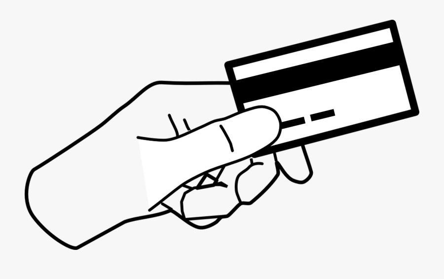 For Successful Management Of Credit Cards, You Can - Hand Holding Something Clipart, Transparent Clipart