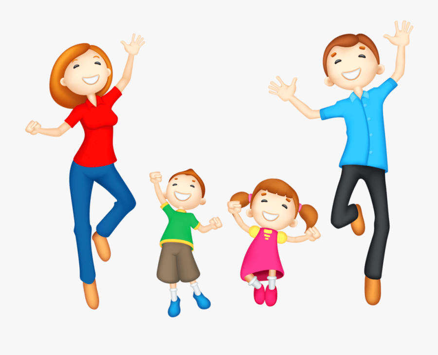 Exercise Clipart Family - Mom And Dad Clipart, Transparent Clipart