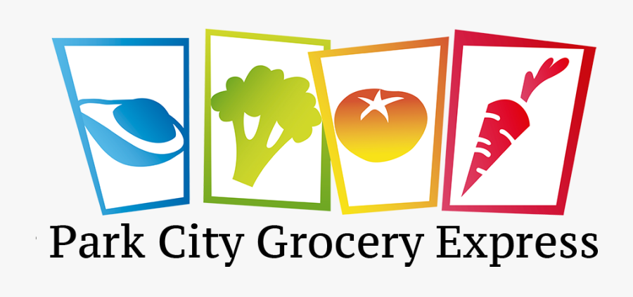 Clipart Family Grocery Shopping - Park City Grocery Express, Transparent Clipart