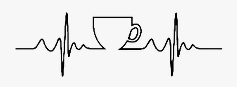 Coffee Cup Cafe Tea Caffeine - Line Art, Transparent Clipart