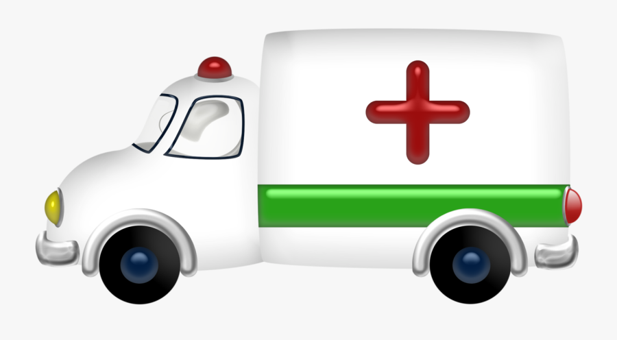Hospital Transportation Cartoon Illustration Ambulance - Clip Art, Transparent Clipart