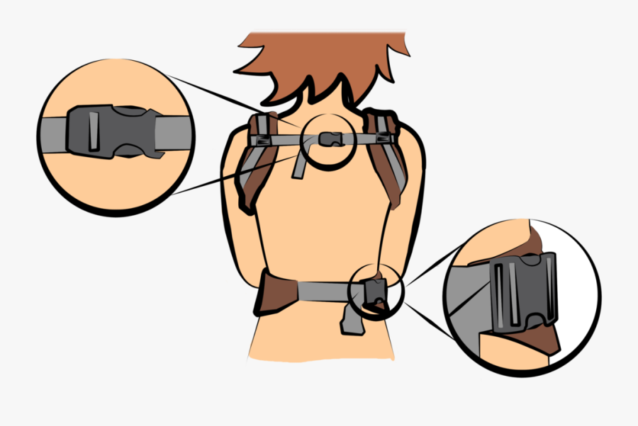Strap Aware - Cartoon, Transparent Clipart