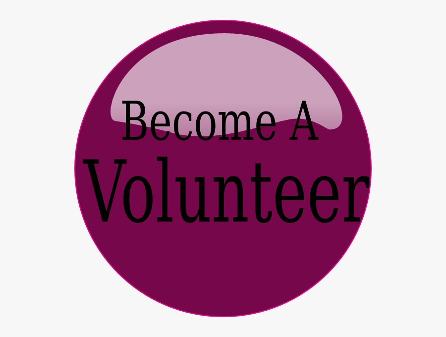 Become A Volunteer Purple Clip Art - Circle, Transparent Clipart