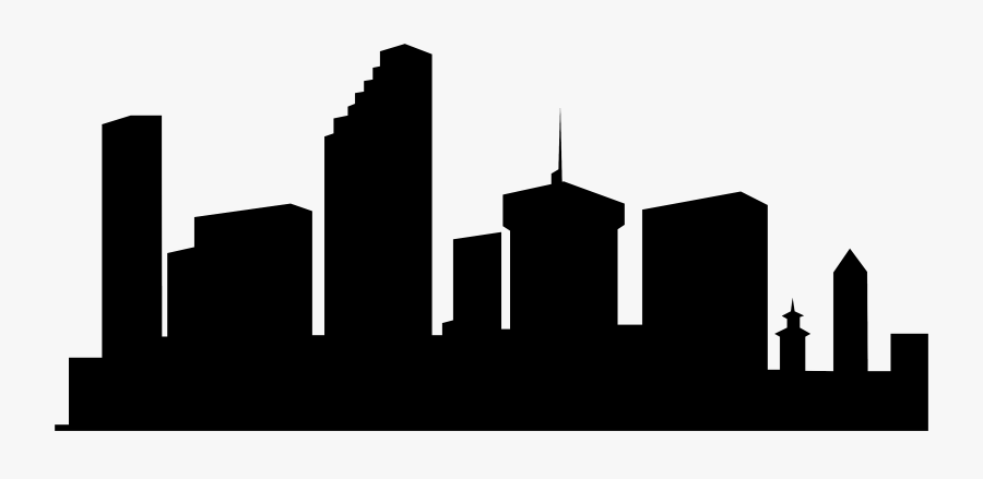 Skyline Clipart Transparent - City Silhouette Transparent Background, Transparent Clipart