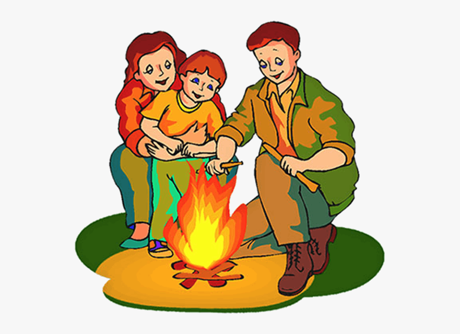 Campire Clipart Family, Transparent Clipart