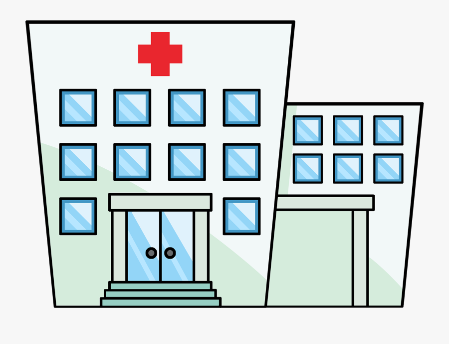 Cartoon Hospital Clipart - Hospital Clipart, Transparent Clipart