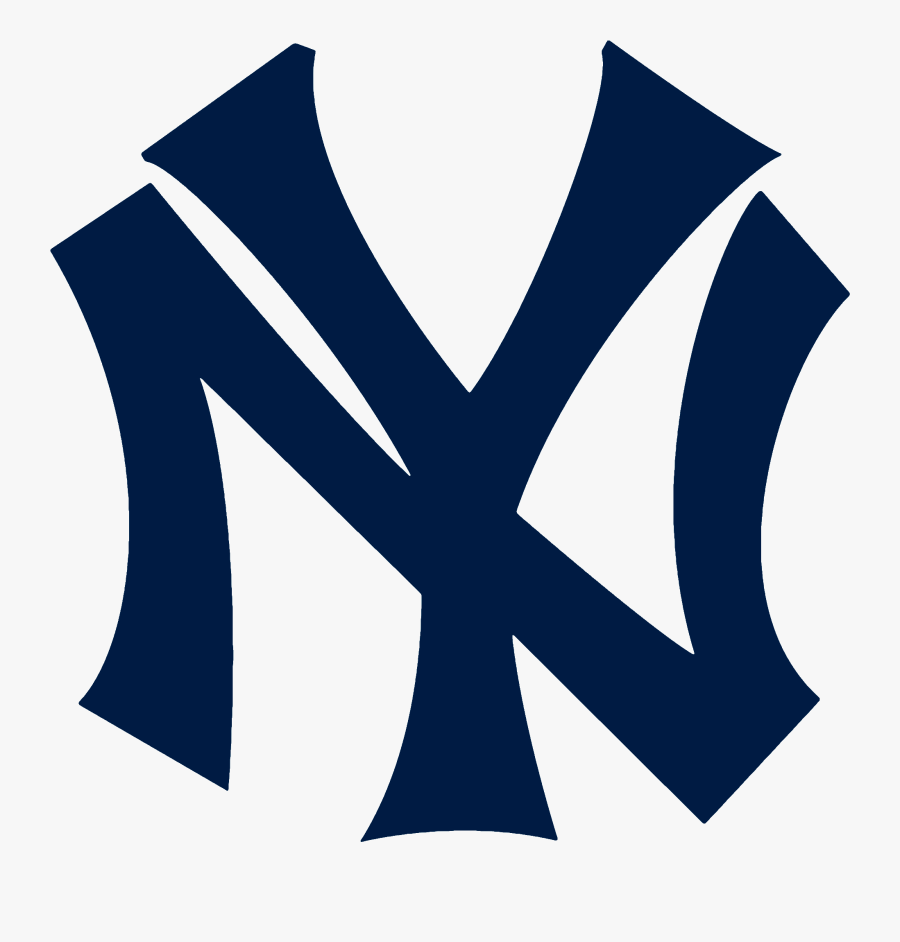 Clip Art History Of The Logo - New York Yankees Logo Evolution, Transparent Clipart