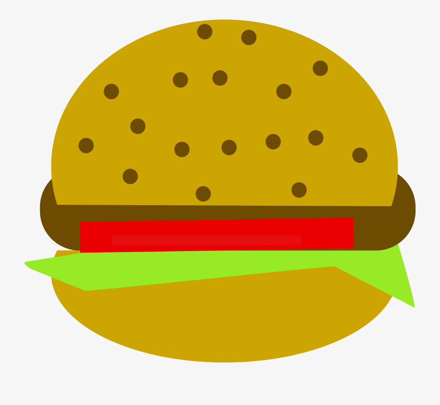Clipart - Hamburger, Transparent Clipart