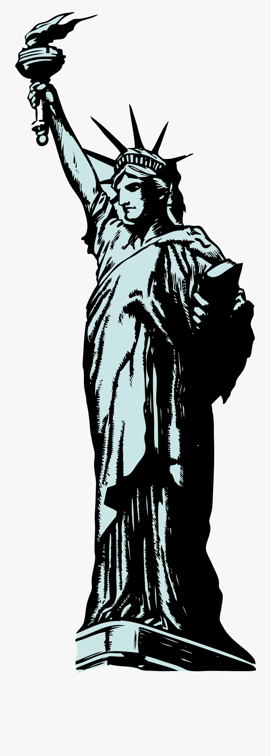 Statue Of Liberty Clipart No Background, Transparent Clipart