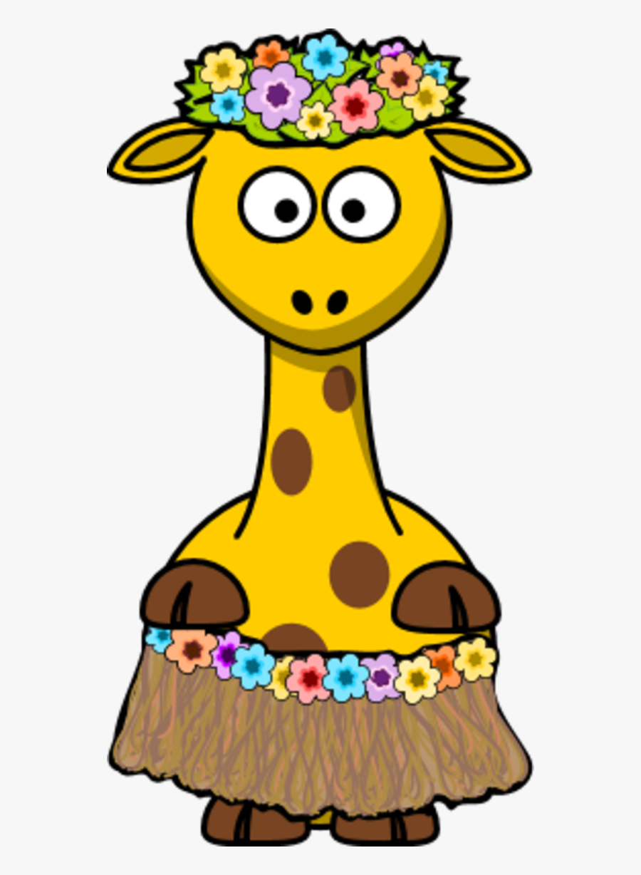 Giraffe Hawaii, Transparent Clipart