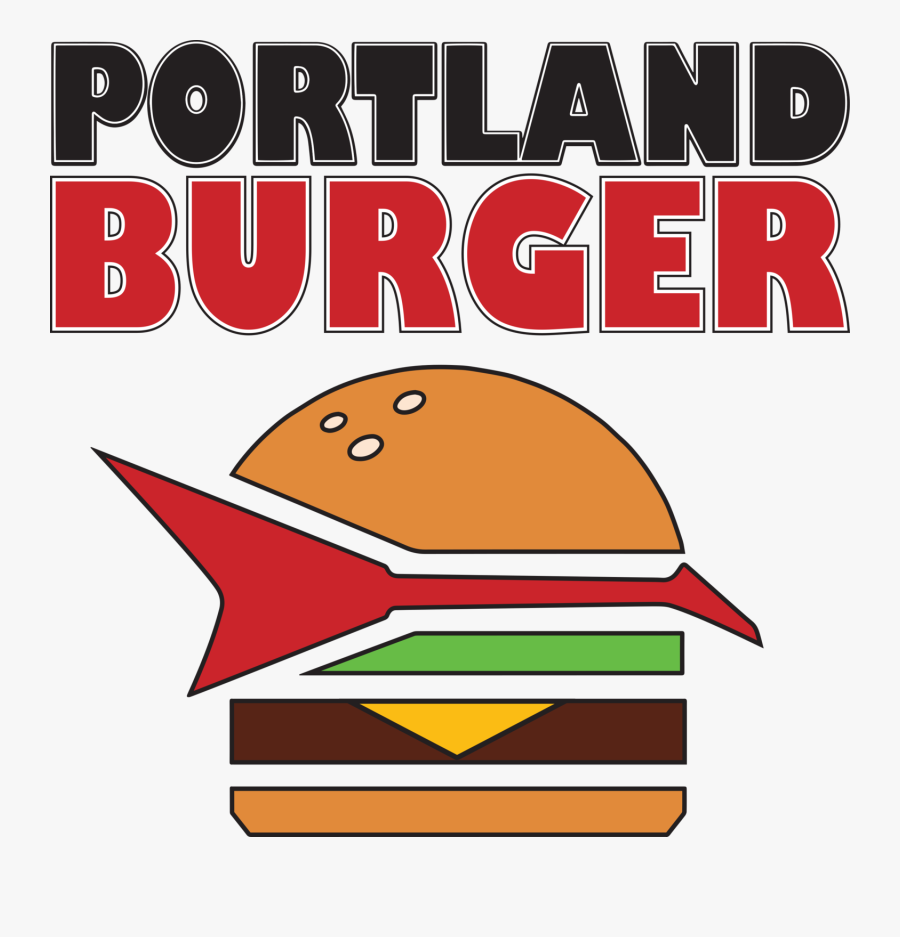 Portland Burger - Portland Burger Logo, Transparent Clipart