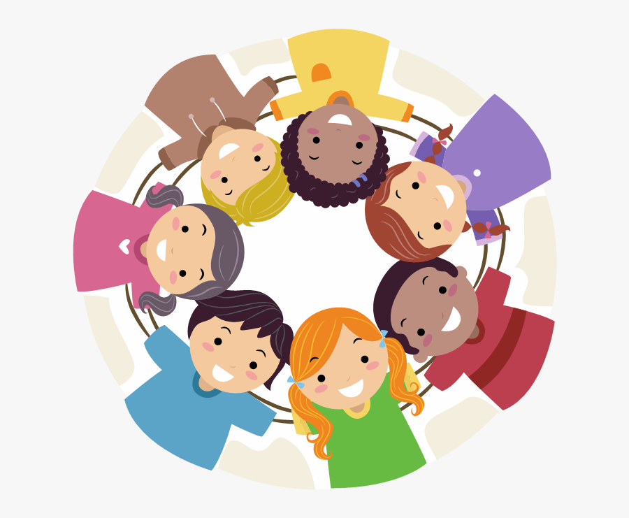 5 Clipart Family Ministry - Circle Of Friends Cartoon, Transparent Clipart