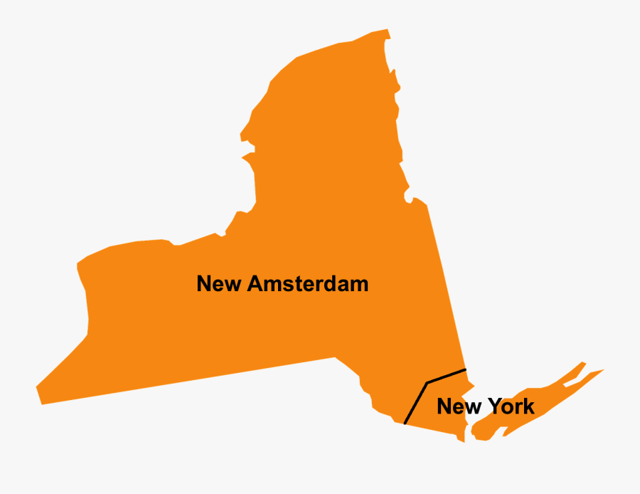 Small Map Of New York Clipart , Png Download - Clip Art New York State, Transparent Clipart