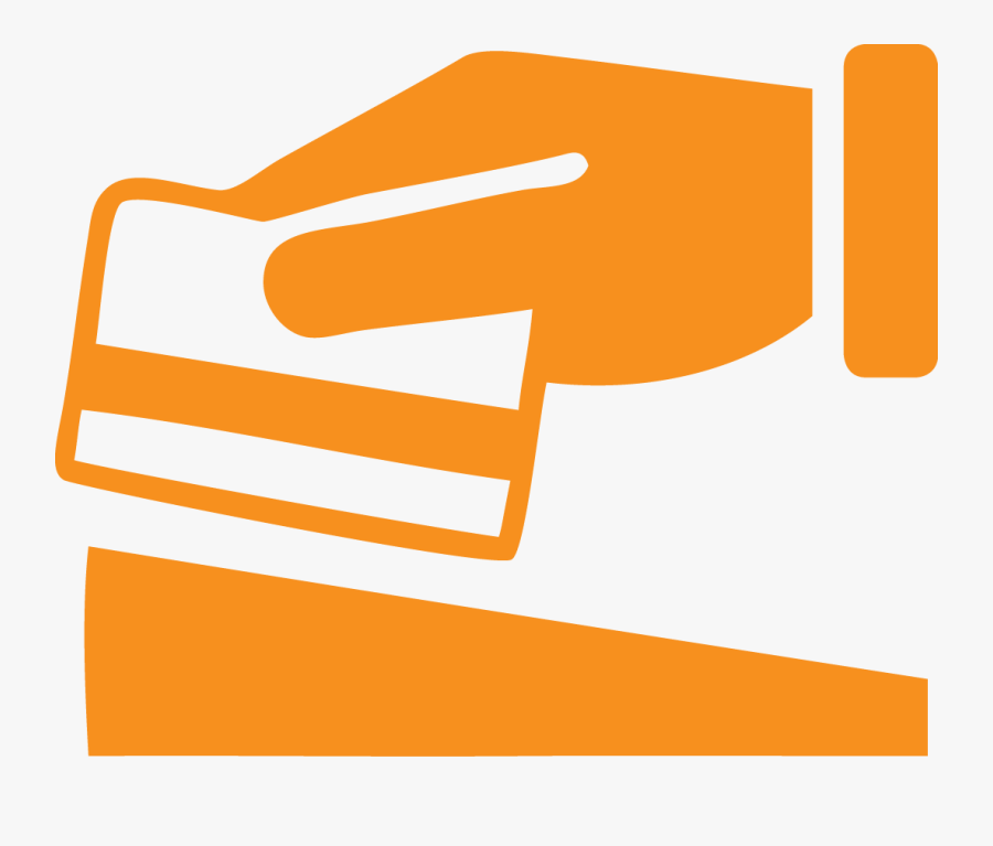 From Right Under Your Nose, Save It In A Carefully - Credit Card Icon Orange, Transparent Clipart