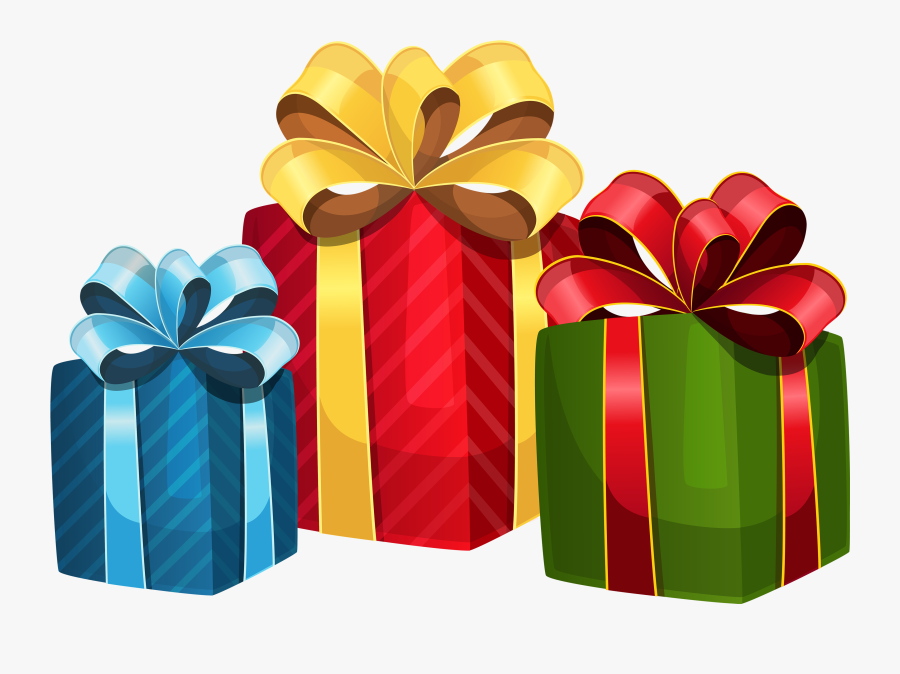 Present Clipart Boxes - Presente De Natal Png, Transparent Clipart