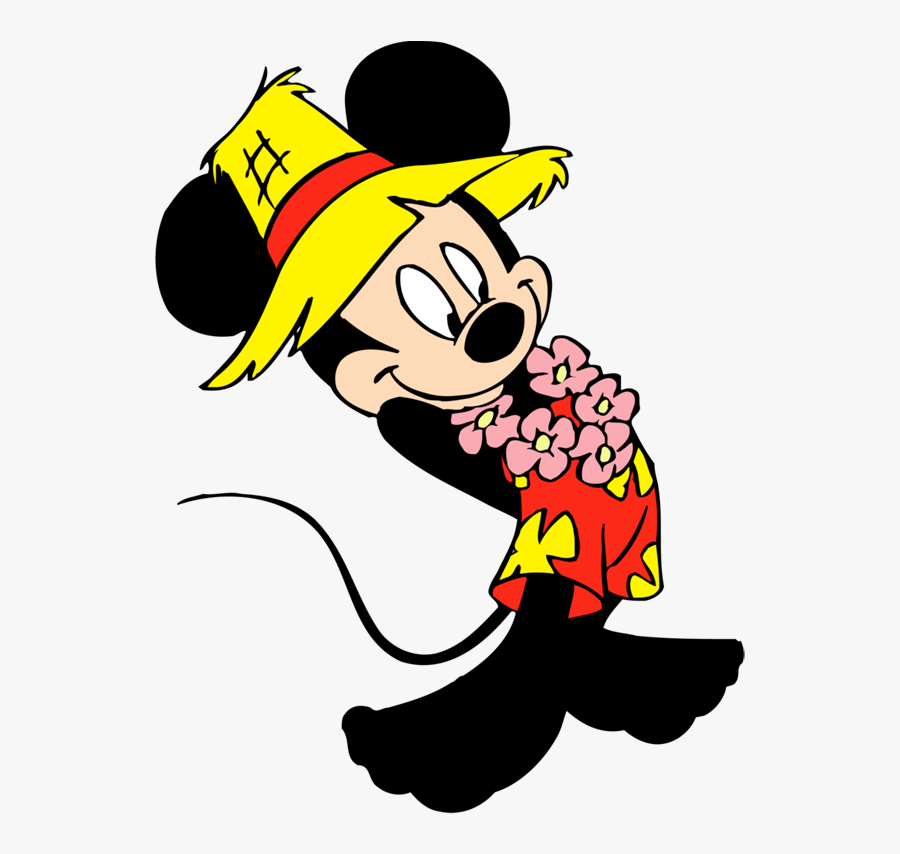 Hawaii Clipart Mickey - Mickey And Minnie Beach, Transparent Clipart