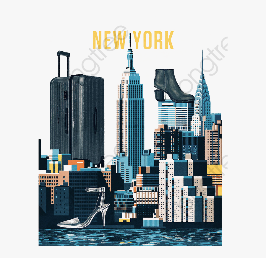 York Clipart Downtown - Skyscraper, Transparent Clipart