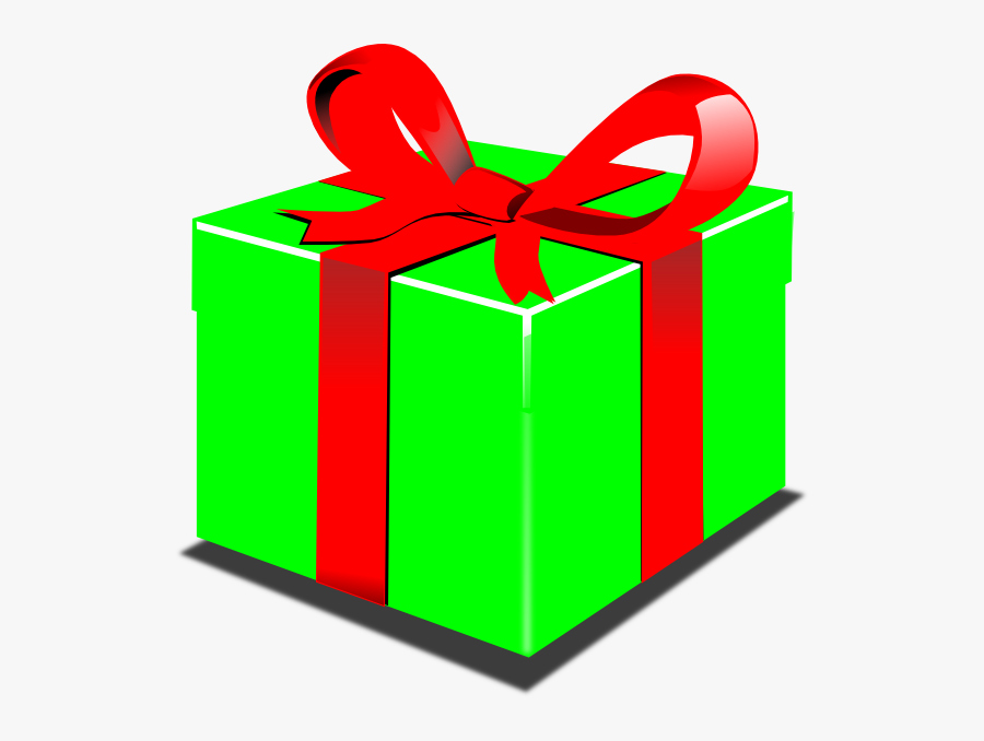 Green Present Svg Clip Arts - Present Clip Art, Transparent Clipart