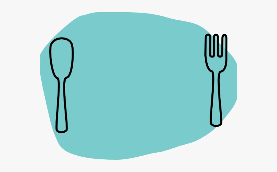 Knife And Fork And Plate Clipart, Transparent Clipart