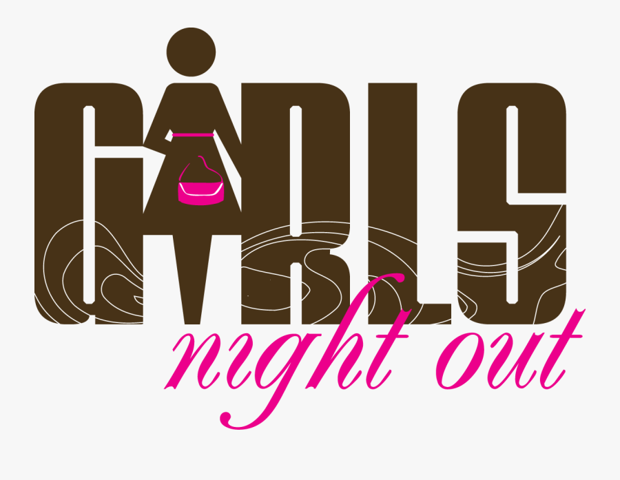 Dinner Clipart Girls Night Out - Girls Night Out Signs, Transparent Clipart