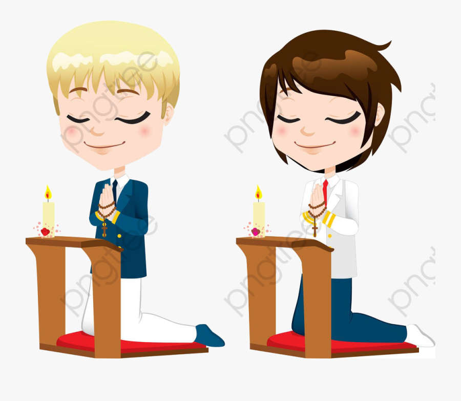 Walk Clipart Prayer - Mi Primera Comunion Alvaro, Transparent Clipart