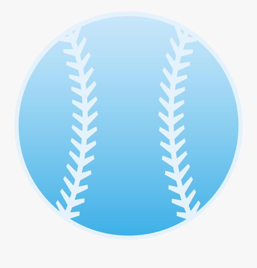 Blue Baseball Clipart, Transparent Clipart